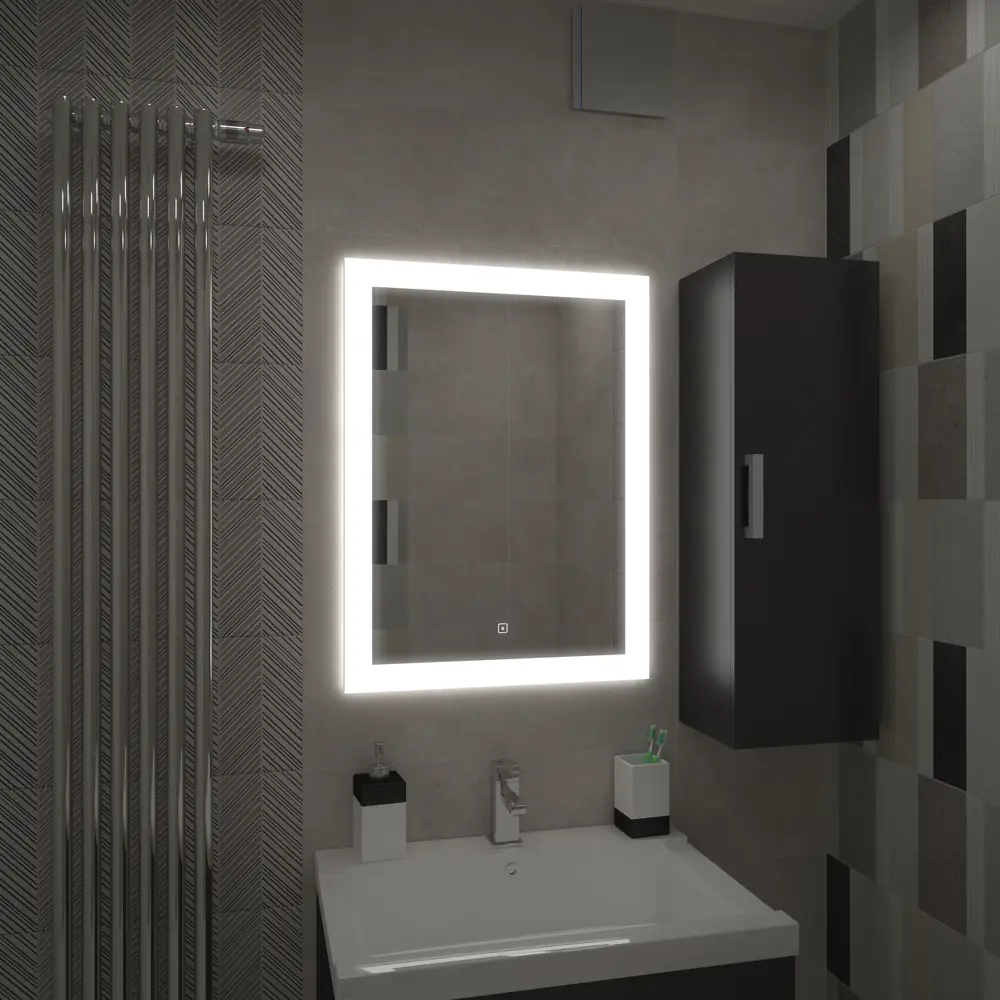 Фото Зеркало для ванной комнаты Melange LED Фото Зеркало для ванной комнаты Melange LED