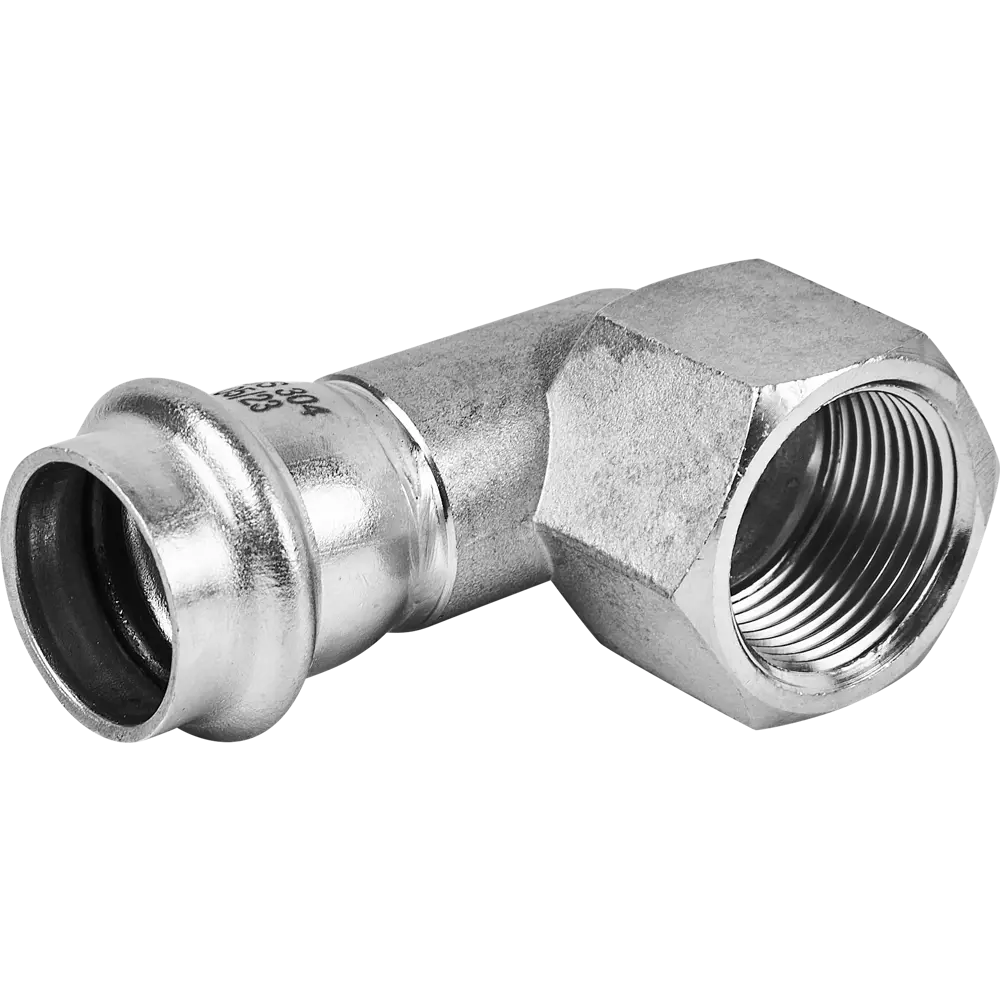 Фото Угол переходной Rommer 3/4"x22 мм ВПр-ВР нержавеющая сталь Фото Угол переходной Rommer 3/4"x22 мм ВПр-ВР нержавеющая сталь