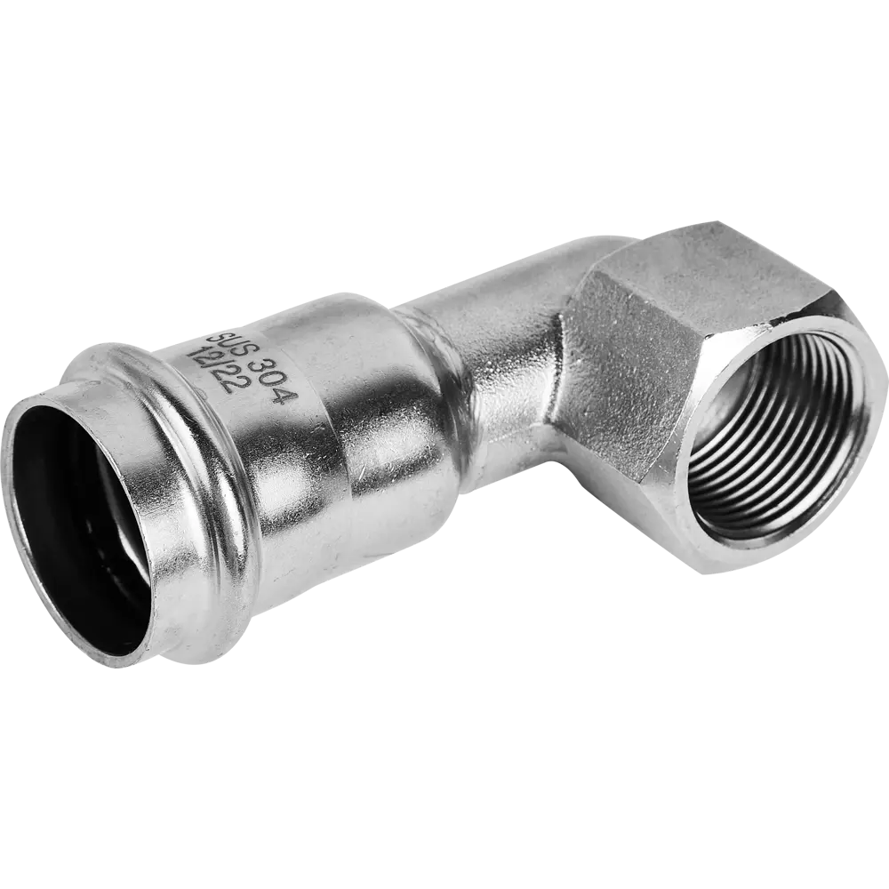 Фото 2 Угол переходной Rommer 3/4"x28 мм ВПр-ВР нержавеющая сталь Фото 2 Угол переходной Rommer 3/4"x28 мм ВПр-ВР нержавеющая сталь