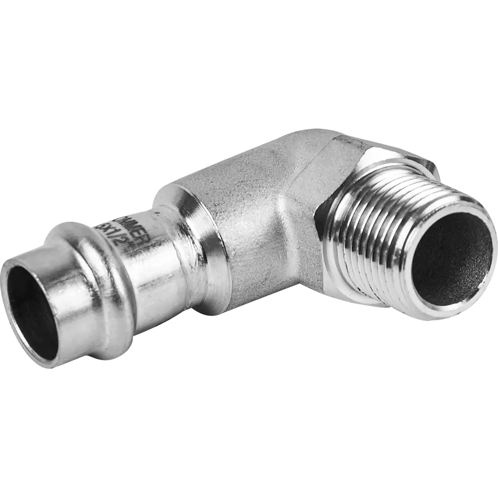 Фото Угол переходной Rommer 1/2"x15 мм ВПр-НР нержавеющая сталь Фото Угол переходной Rommer 1/2"x15 мм ВПр-НР нержавеющая сталь