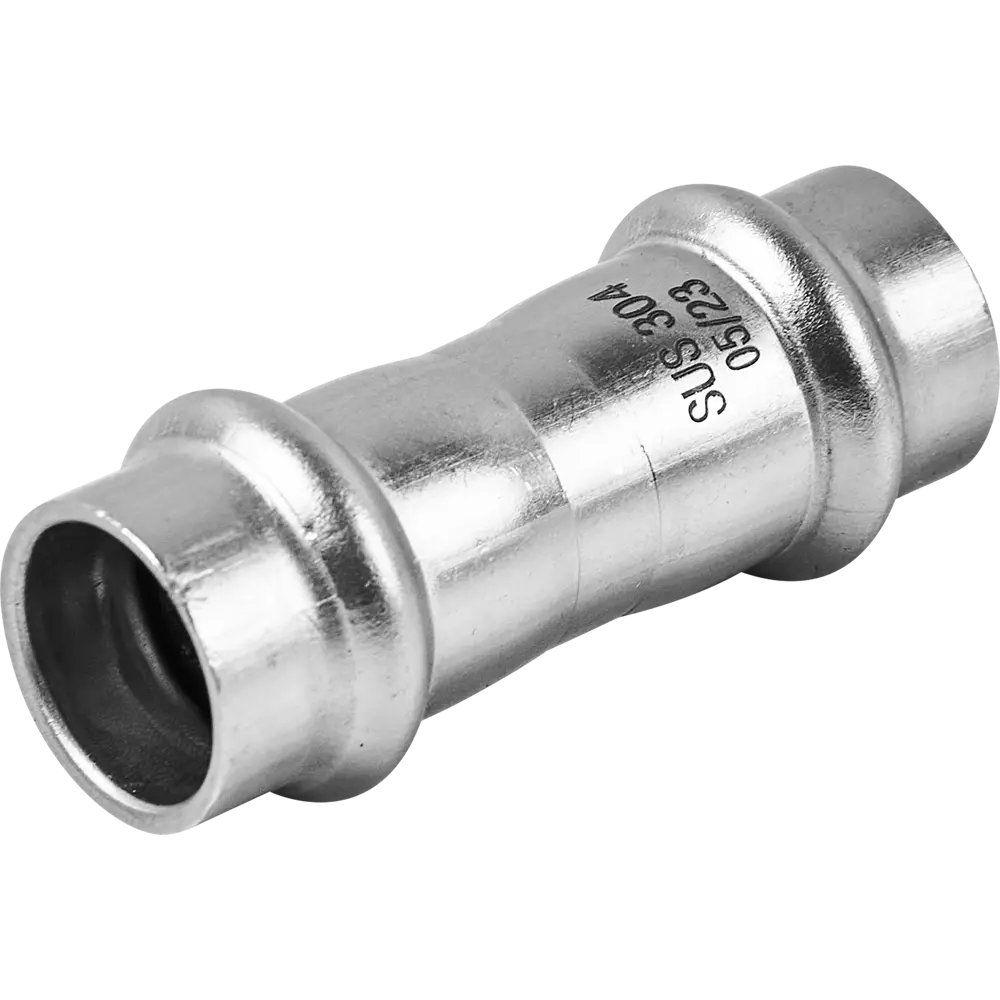 Фото Муфта равнопроходная Rommer 15 мм ВПр нержавеющая сталь Фото Муфта равнопроходная Rommer 15 мм ВПр нержавеющая сталь