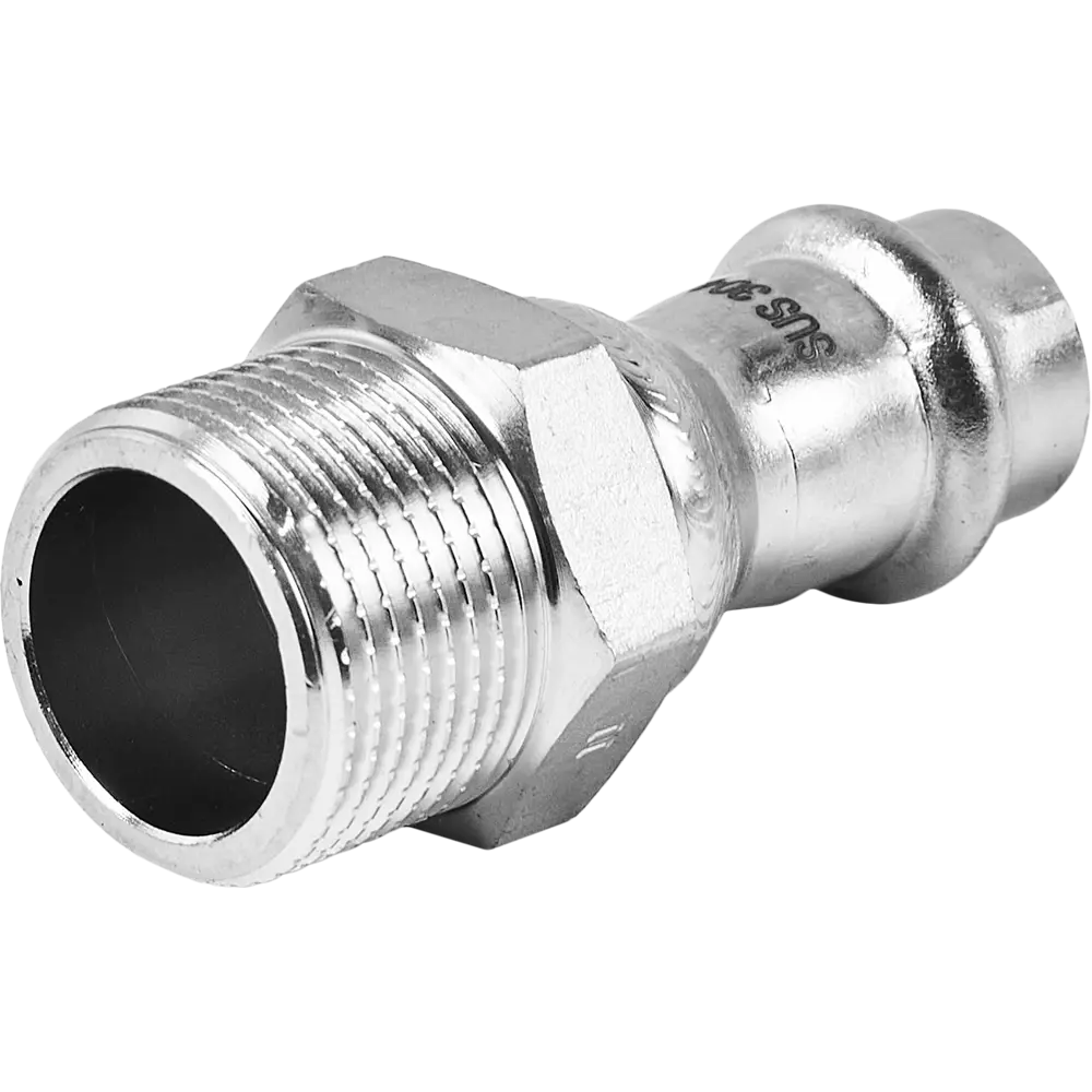 Фото 2 Муфта переходная Rommer 3/4"x15 мм ВПр-НР нержавеющая сталь Фото 2 Муфта переходная Rommer 3/4"x15 мм ВПр-НР нержавеющая сталь