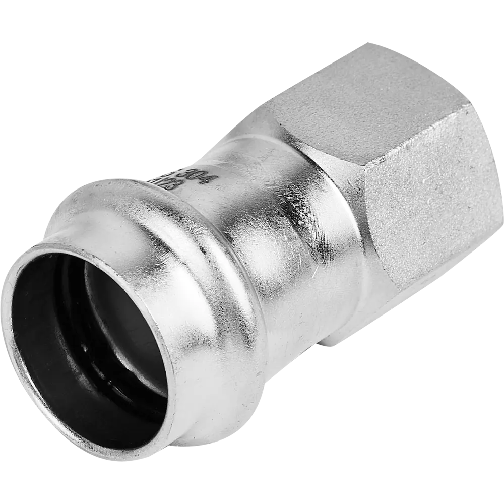 Фото Муфта переходная Rommer 1/2"x22 мм ВПр-ВР нержавеющая сталь Фото Муфта переходная Rommer 1/2"x22 мм ВПр-ВР нержавеющая сталь