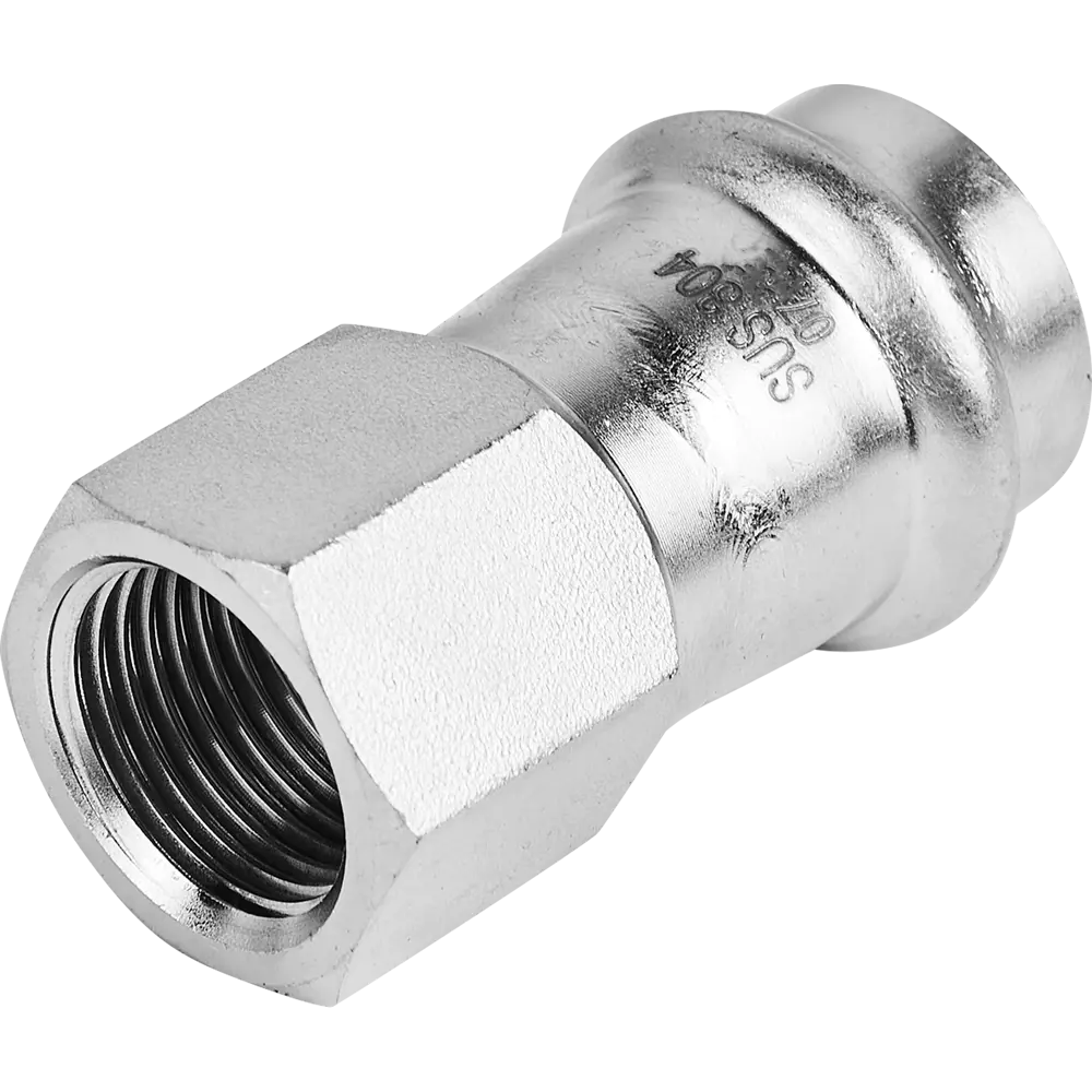 Фото 2 Муфта переходная Rommer 1/2"x22 мм ВПр-ВР нержавеющая сталь Фото 2 Муфта переходная Rommer 1/2"x22 мм ВПр-ВР нержавеющая сталь