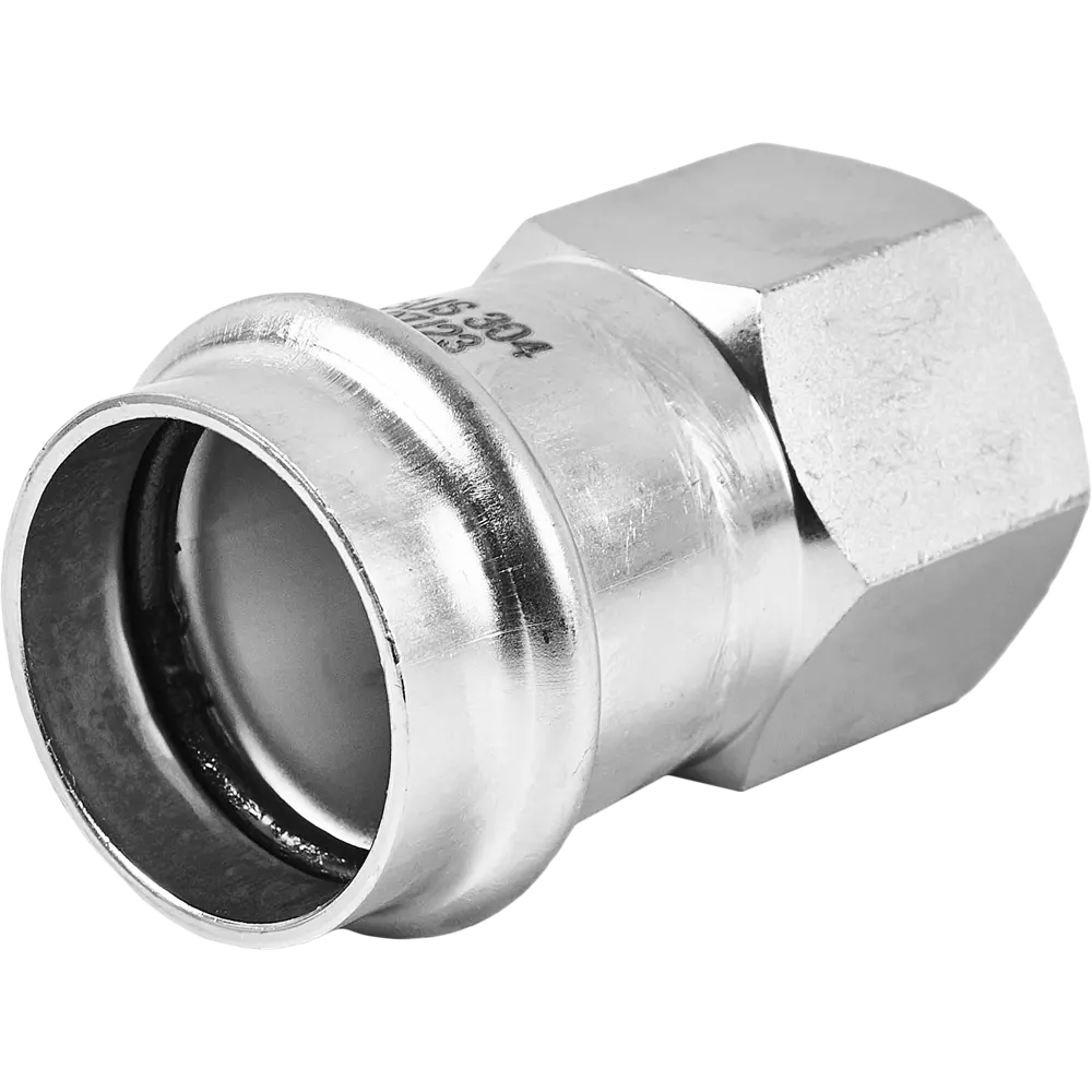 Фото 2 Муфта переходная Rommer 3/4"x28 мм ВПр-ВР нержавеющая сталь Фото 2 Муфта переходная Rommer 3/4"x28 мм ВПр-ВР нержавеющая сталь