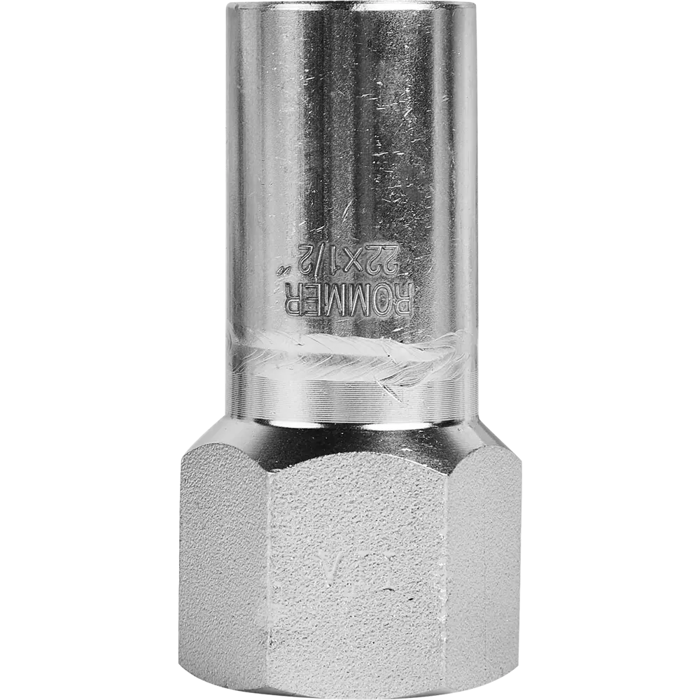 Фото 3 Муфта переходная Rommer 1/2"x22 мм НПр-ВР нержавеющая сталь Фото 3 Муфта переходная Rommer 1/2"x22 мм НПр-ВР нержавеющая сталь