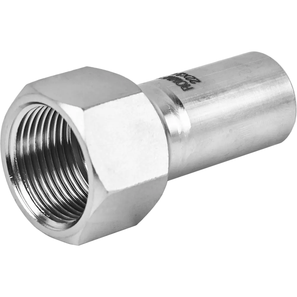Фото 3 Муфта переходная Rommer 3/4"x22 мм НПр-ВР нержавеющая сталь Фото 3 Муфта переходная Rommer 3/4"x22 мм НПр-ВР нержавеющая сталь