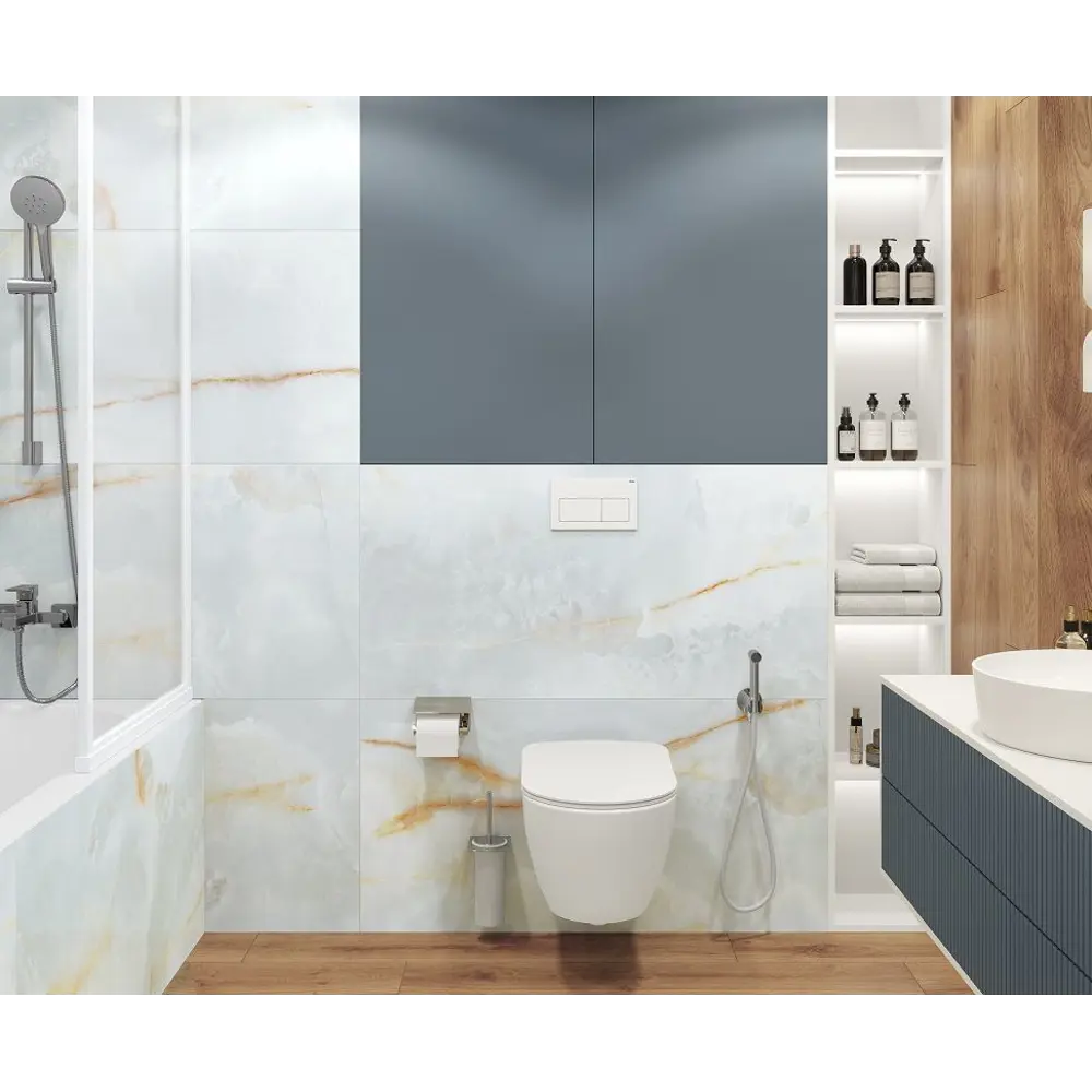 Фото Керамогранит Laparet Onyx dawn х9999292708 kra 60x120см цвет серый, цена за упаковку Фото Керамогранит Laparet Onyx dawn х9999292708 kra 60x120см цвет серый, цена за упаковку