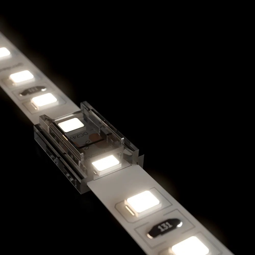 Фото 5 Коннектор Geni прямой для одноцветной светодиодной ленты 10 мм Фото 5 Коннектор Geni прямой для одноцветной светодиодной ленты 10 мм