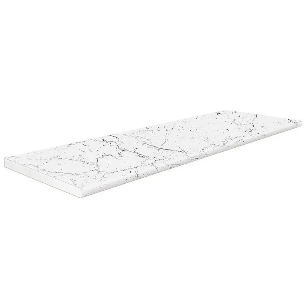 Фото Столешница Ultradecor 150x60x3.8 см ЛДСП цвет мрамор марквина белый