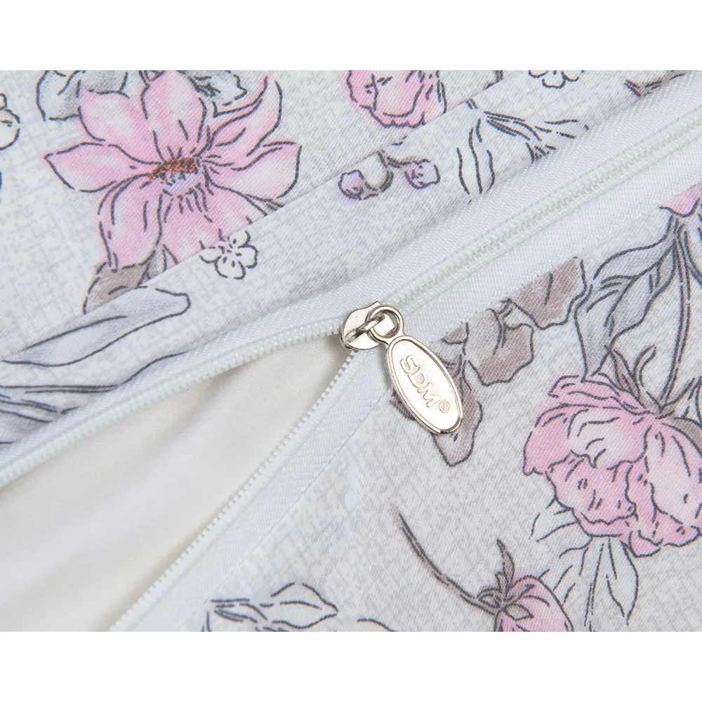 Фото 6 Комплект постельного белья Sofi de marko Бернадетт евро сатин бело-фиолетовый Фото 6 Комплект постельного белья Sofi de marko Бернадетт евро сатин бело-фиолетовый