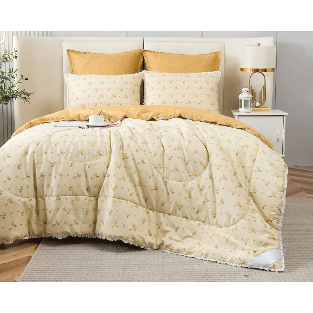 Фото 2 Комплект постельного белья Sofi de marko Бернадетт евро сатин оранжевый Фото 2 Комплект постельного белья Sofi de marko Бернадетт евро сатин оранжевый