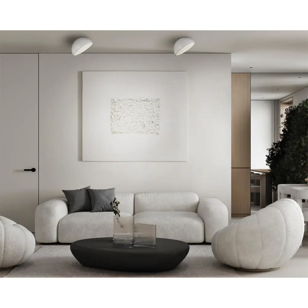 Фото 3 Светильник настенно-потолочный светодиодный Сонекс Pluto White 10 м² нейтральный белый свет цвет белый Фото 3 Светильник настенно-потолочный светодиодный Сонекс Pluto White 10 м² нейтральный белый свет цвет белый