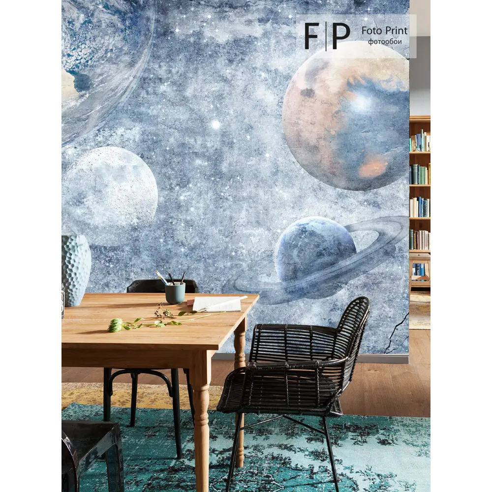 Фото 3 Фотообои флизелиновые Foto print Планеты во Льду 300x253 см 14-007-А-3-2.53 Фото 3 Фотообои флизелиновые Foto print Планеты во Льду 300x253 см 14-007-А-3-2.53