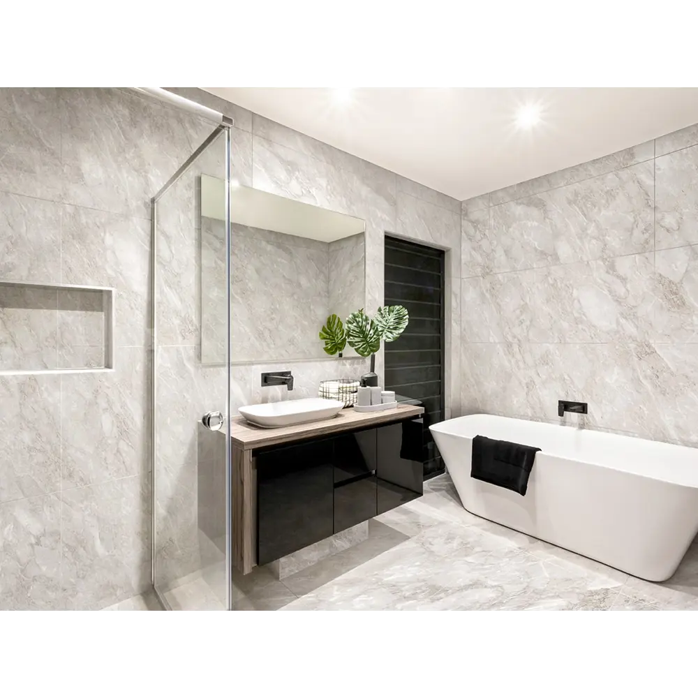 Фото Керамогранит Idalgo home Silver/ сильвер ID9090b090SRprm 60x120см цвет белый, светло-серый, цена за упаковку Фото Керамогранит Idalgo home Silver/ сильвер ID9090b090SRprm 60x120см цвет белый, светло-серый, цена за упаковку