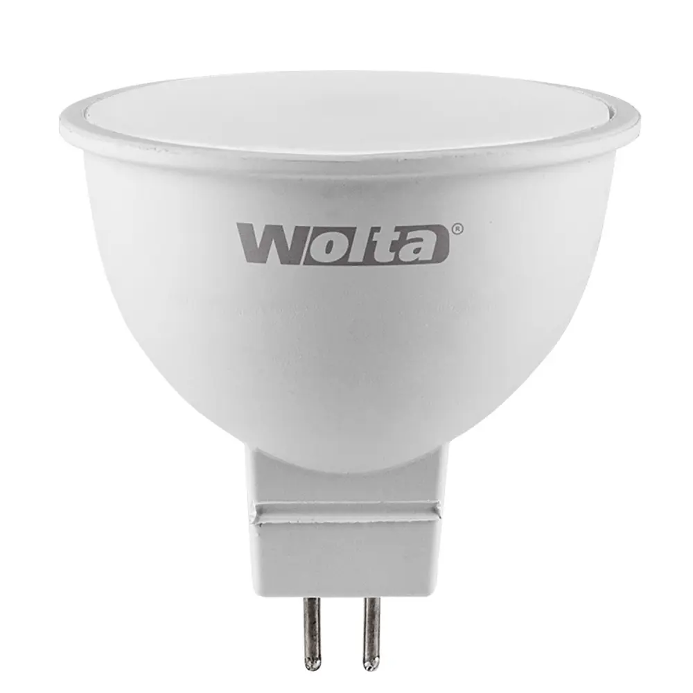 Фото 2 Набор ламп светодиодных Wolta 25WMR16-220-7.5GU5.3 GU5.3 175-250 В 7.5 Вт спот матовый 625 Лм холодный белый свет 10 шт Фото 2 Набор ламп светодиодных Wolta 25WMR16-220-7.5GU5.3 GU5.3 175-250 В 7.5 Вт спот матовый 625 Лм холодный белый свет 10 шт