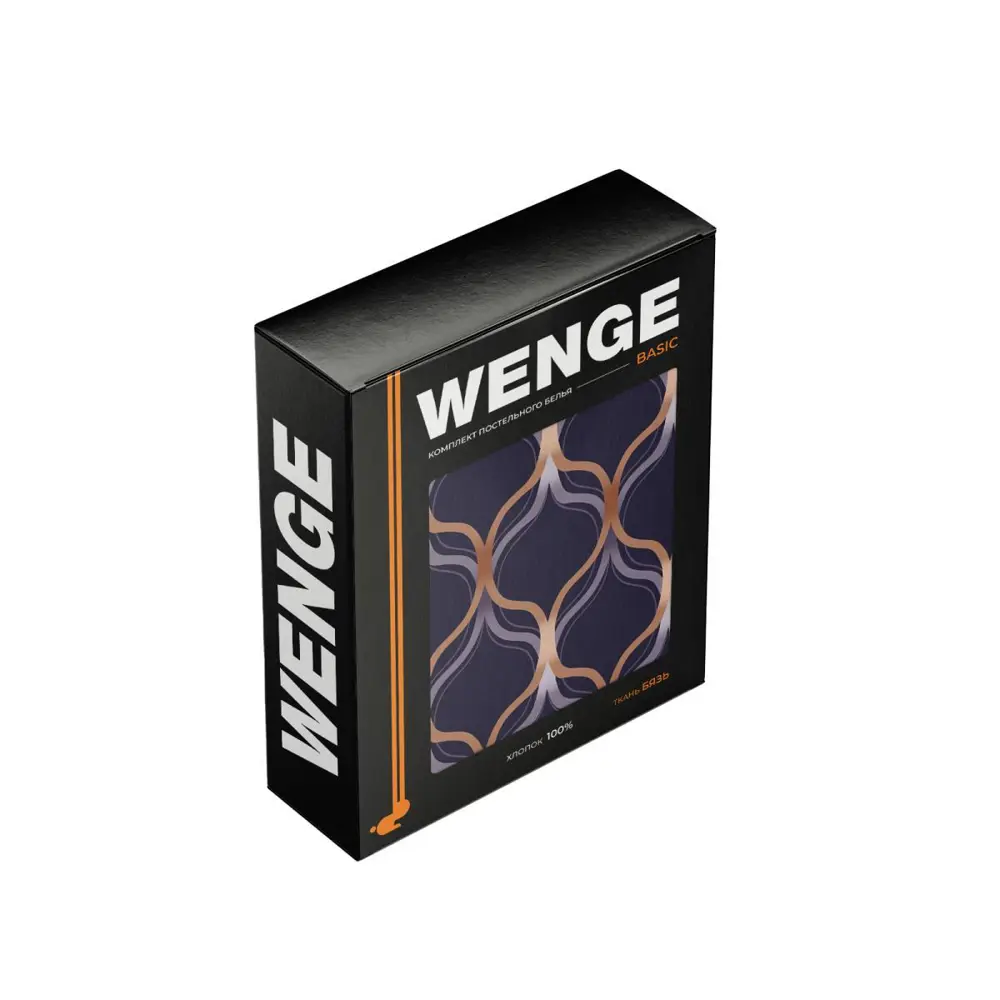 Фото 2 Комплект постельного белья Wenge 2-спальный бязь темно-синий Фото 2 Комплект постельного белья Wenge 2-спальный бязь темно-синий