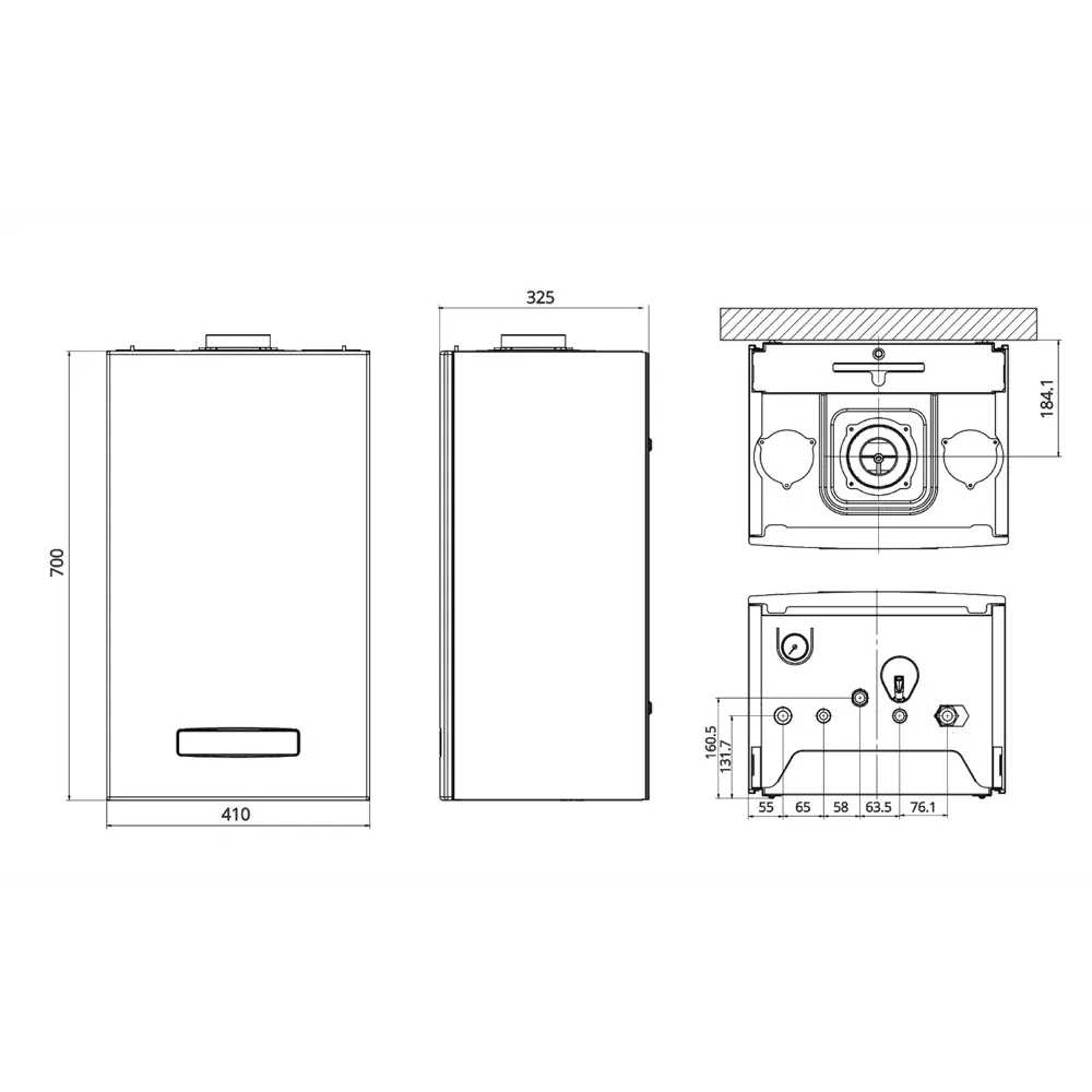 Фото 3 Газовый котел конвекционный 24 кВт Daesung Class E 10610005 двухконтурный настенный Фото 3 Газовый котел конвекционный 24 кВт Daesung Class E 10610005 двухконтурный настенный