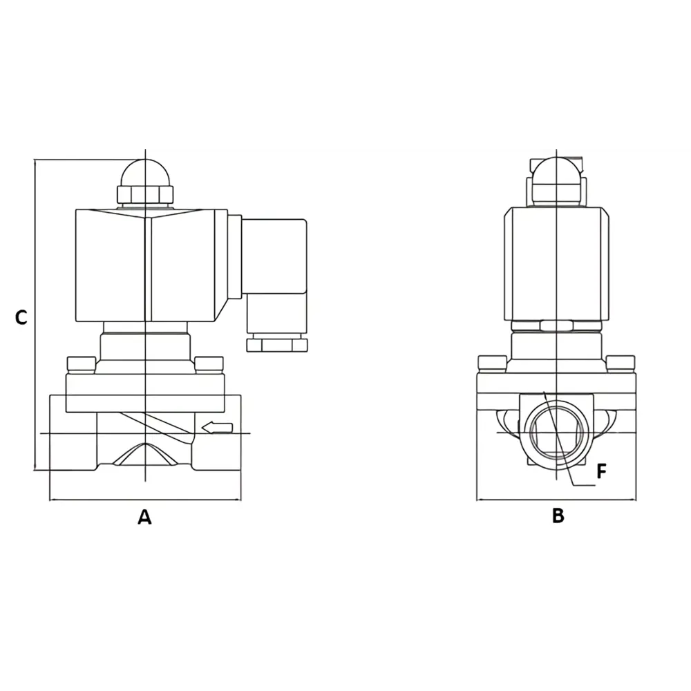 Фото 2 Клапан электромагнитный соленоидный двухходовой Dn.ru 3/4" 10 бар внутренняя резьба латунь D130-01012 Фото 2 Клапан электромагнитный соленоидный двухходовой Dn.ru 3/4" 10 бар внутренняя резьба латунь D130-01012