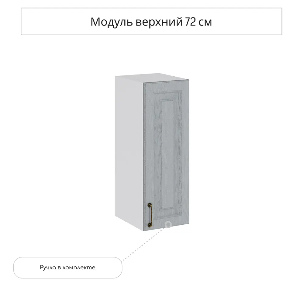 Фото Навесной шкаф Сурская мебель Ницца Дуб серый 25x71.6x31.8 см цвет серый МДФ Фото Навесной шкаф Сурская мебель Ницца Дуб серый 25x71.6x31.8 см цвет серый МДФ