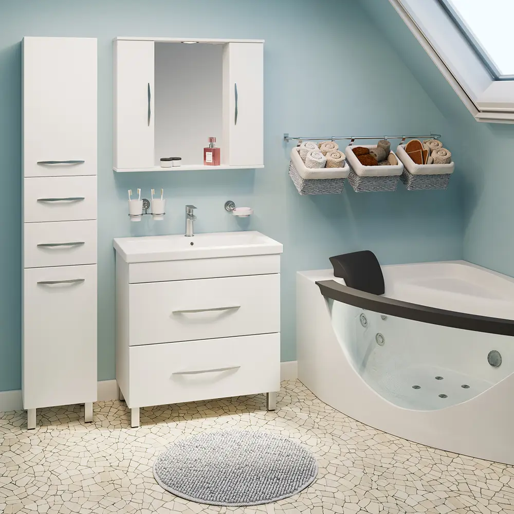 Фото 6 Пенал напольный Emmy Рокард 40 с 2 ящиками правый Фото 6 Пенал напольный Emmy Рокард 40 с 2 ящиками правый