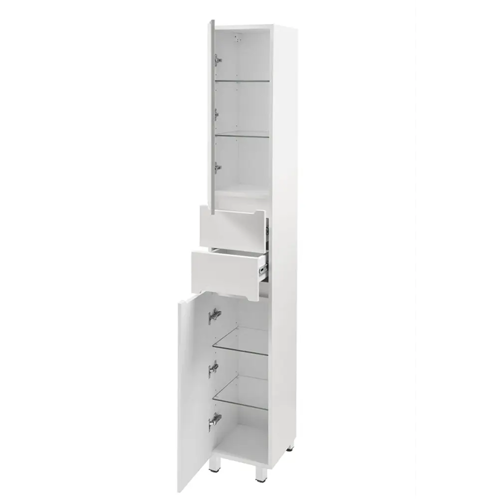 Фото 2 Пенал напольный Emmy вита 410008 35 см с 2 ящиками, левый Фото 2 Пенал напольный Emmy вита 410008 35 см с 2 ящиками, левый