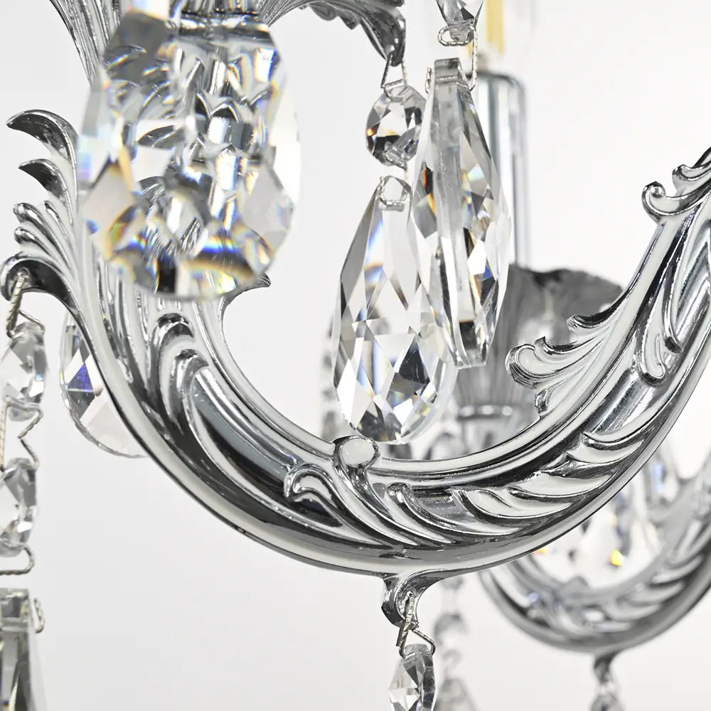 Фото 5 Люстра подвесная Bohemia Ivele Crystal Al79101.6.175.b.nw 6 ламп 12 м² цвет серый/серебристый Фото 5 Люстра подвесная Bohemia Ivele Crystal Al79101.6.175.b.nw 6 ламп 12 м² цвет серый/серебристый