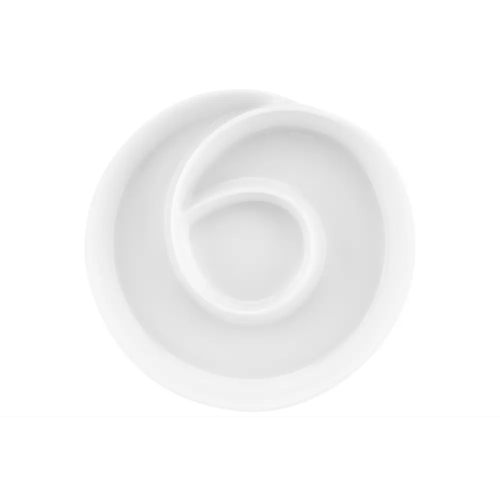 Фото 5 Блюдо сервировочное Elan Gallery Улитка 23x23 см фарфор цвет белый/светло-коричневый Фото 5 Блюдо сервировочное Elan Gallery Улитка 23x23 см фарфор цвет белый/светло-коричневый