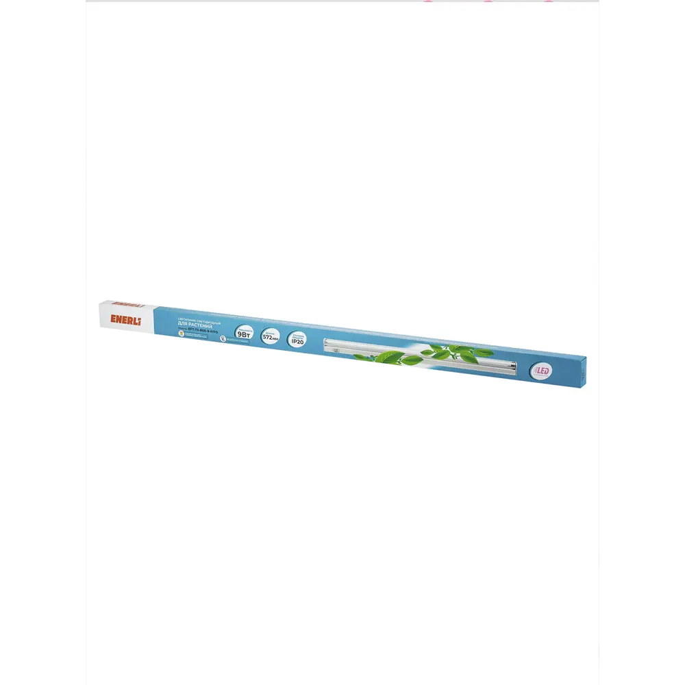 Фото 9 Фитосветильник линейный Enerli для рассады 9 Вт 572 мм полный спектр 2 шт Фото 9 Фитосветильник линейный Enerli для рассады 9 Вт 572 мм полный спектр 2 шт
