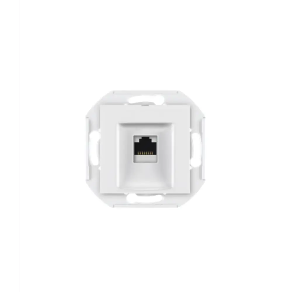 Фото Розетка компьютерная встраиваемая Aling-conel Prestige 6016S.0 RJ45 Cat 6А FTP цвет белый Фото Розетка компьютерная встраиваемая Aling-conel Prestige 6016S.0 RJ45 Cat 6А FTP цвет белый
