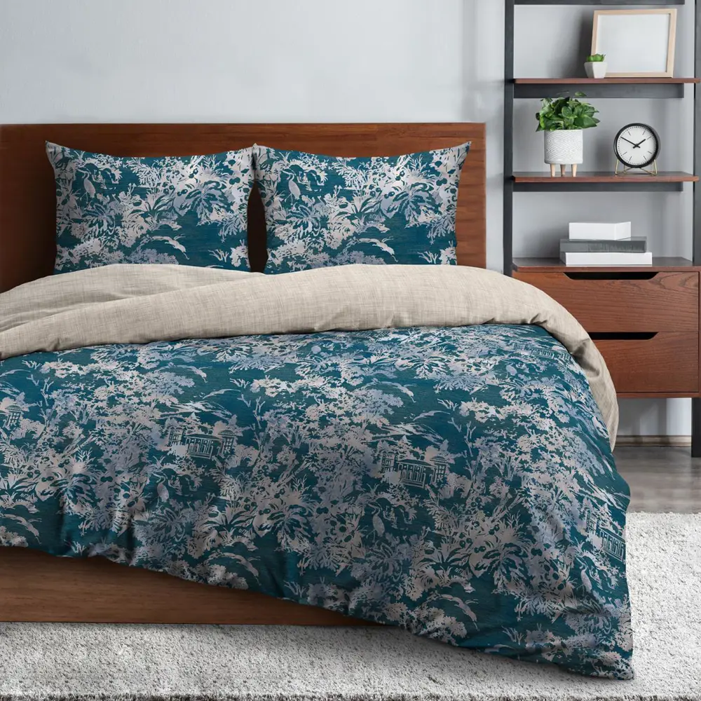 Фото Комплект постельного белья Wenge Palazzo di papiro 896819 1.5-спальный бязь темно-синий Фото Комплект постельного белья Wenge Palazzo di papiro 896819 1.5-спальный бязь темно-синий