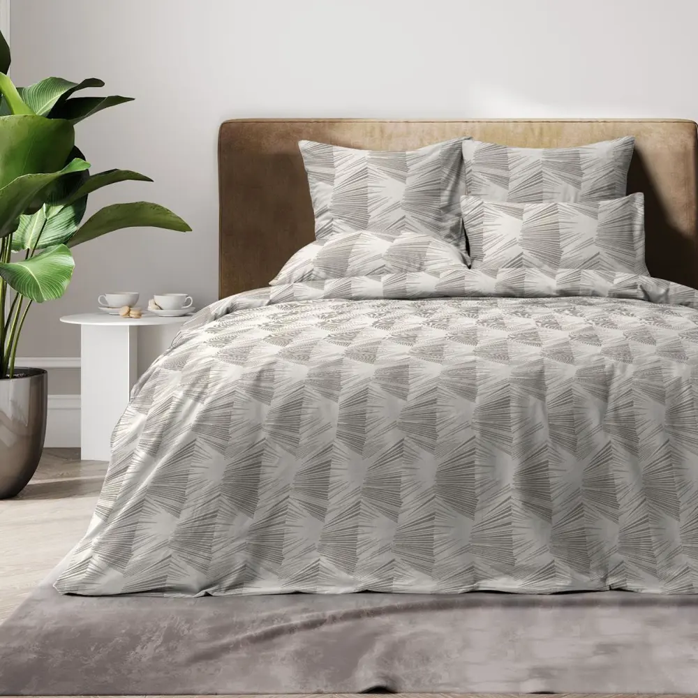 Фото Комплект постельного белья Wenge 2-спальный сатин бежевый Фото Комплект постельного белья Wenge 2-спальный сатин бежевый