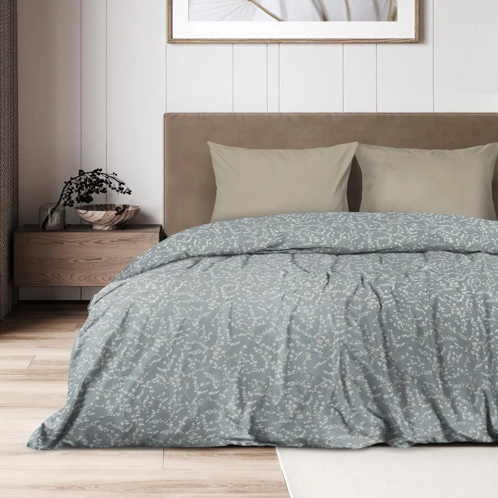 Фото Комплект постельного белья Wenge Joliet 896317 2-спальный перкаль серый Фото Комплект постельного белья Wenge Joliet 896317 2-спальный перкаль серый