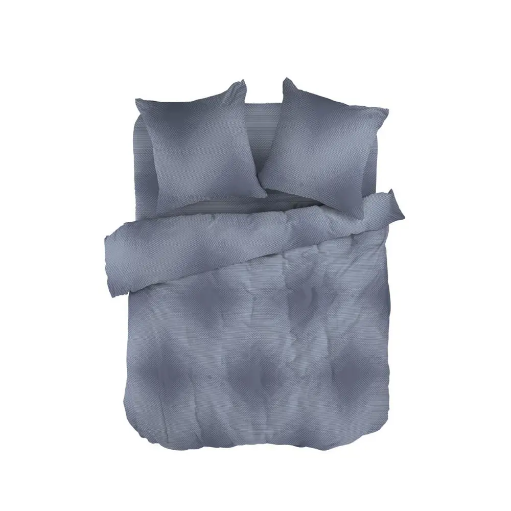 Фото 2 Комплект постельного белья Wenge 2-спальный сатин серый