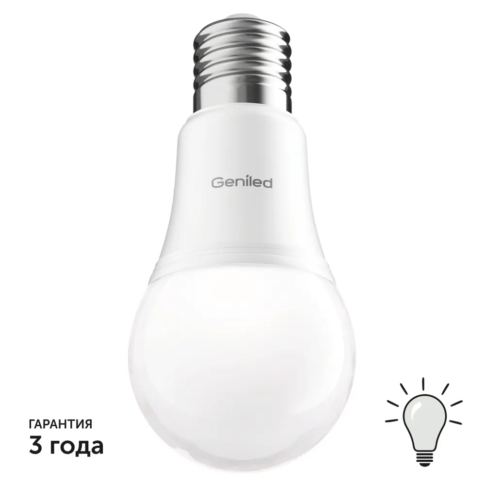 Фото Набор ламп светодиодных Geniled 01370_4000_10 E27 220-240 В 10 Вт груша матовая 900 Лм 10 шт Фото Набор ламп светодиодных Geniled 01370_4000_10 E27 220-240 В 10 Вт груша матовая 900 Лм 10 шт