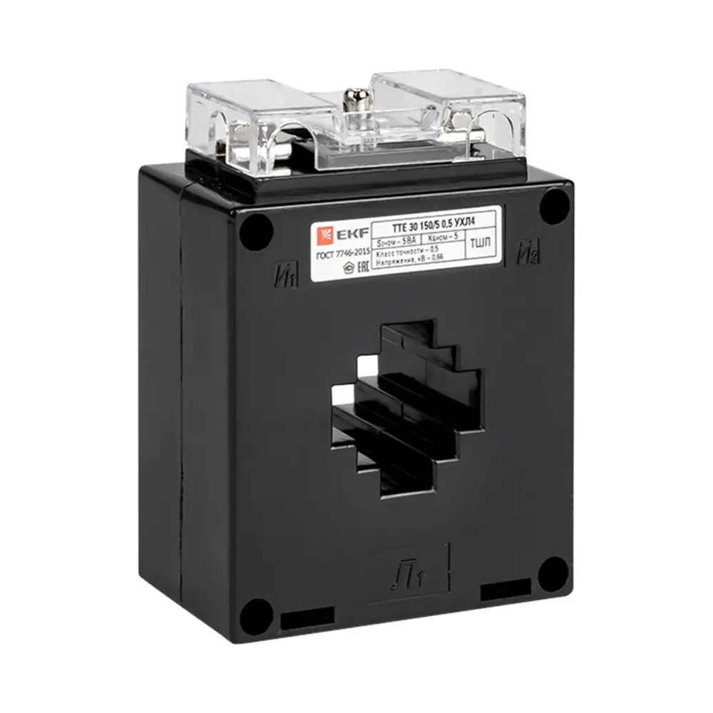 Фото Трансформатор тока EKF PROxima ТТЕ-30-300/5А класс точности 0.5S Фото Трансформатор тока EKF PROxima ТТЕ-30-300/5А класс точности 0.5S