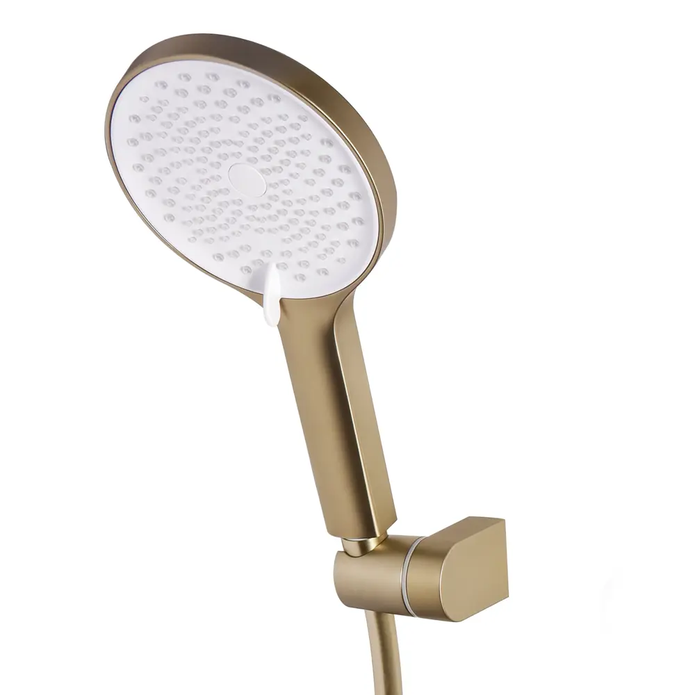 Фото 4 Смеситель для ванны Maxonor pure life Pl3294-6 PL3294-6 однорычажный с душевой лейкой цвет золото Фото 4 Смеситель для ванны Maxonor pure life Pl3294-6 PL3294-6 однорычажный с душевой лейкой цвет золото