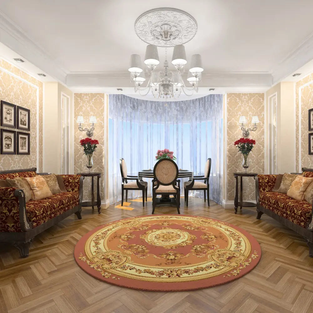 Фото Ковер круг Floare-carpet 150150-21063281-0107 150x150 см