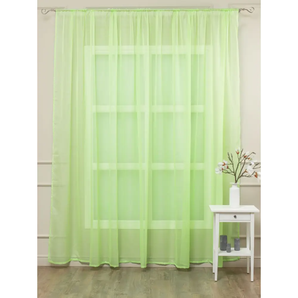 Фото 2 Тюль Amore Mio 10728 270 см цвет салатовый Фото 2 Тюль Amore Mio 10728 270 см цвет салатовый