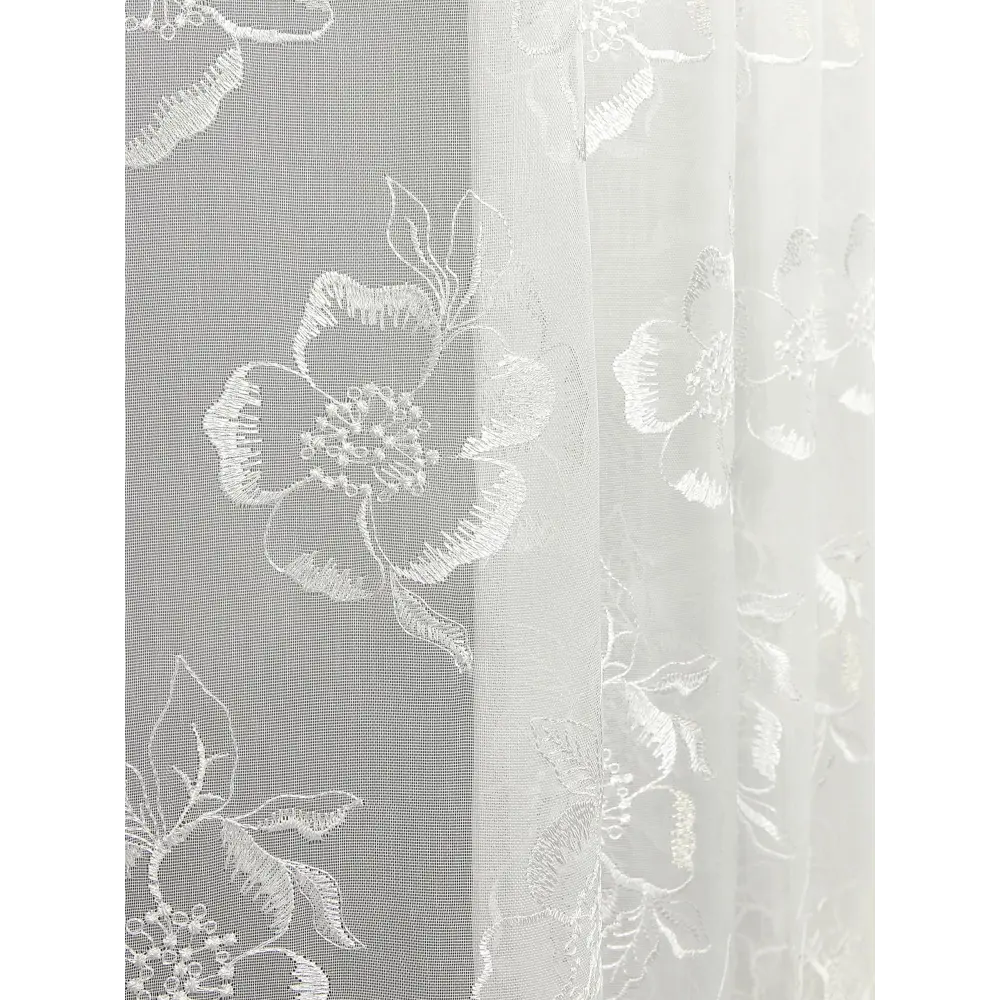 Фото 4 Тюль на шторной ленте AT Home Алиас-23 300x260 см цвет белый, бежевый