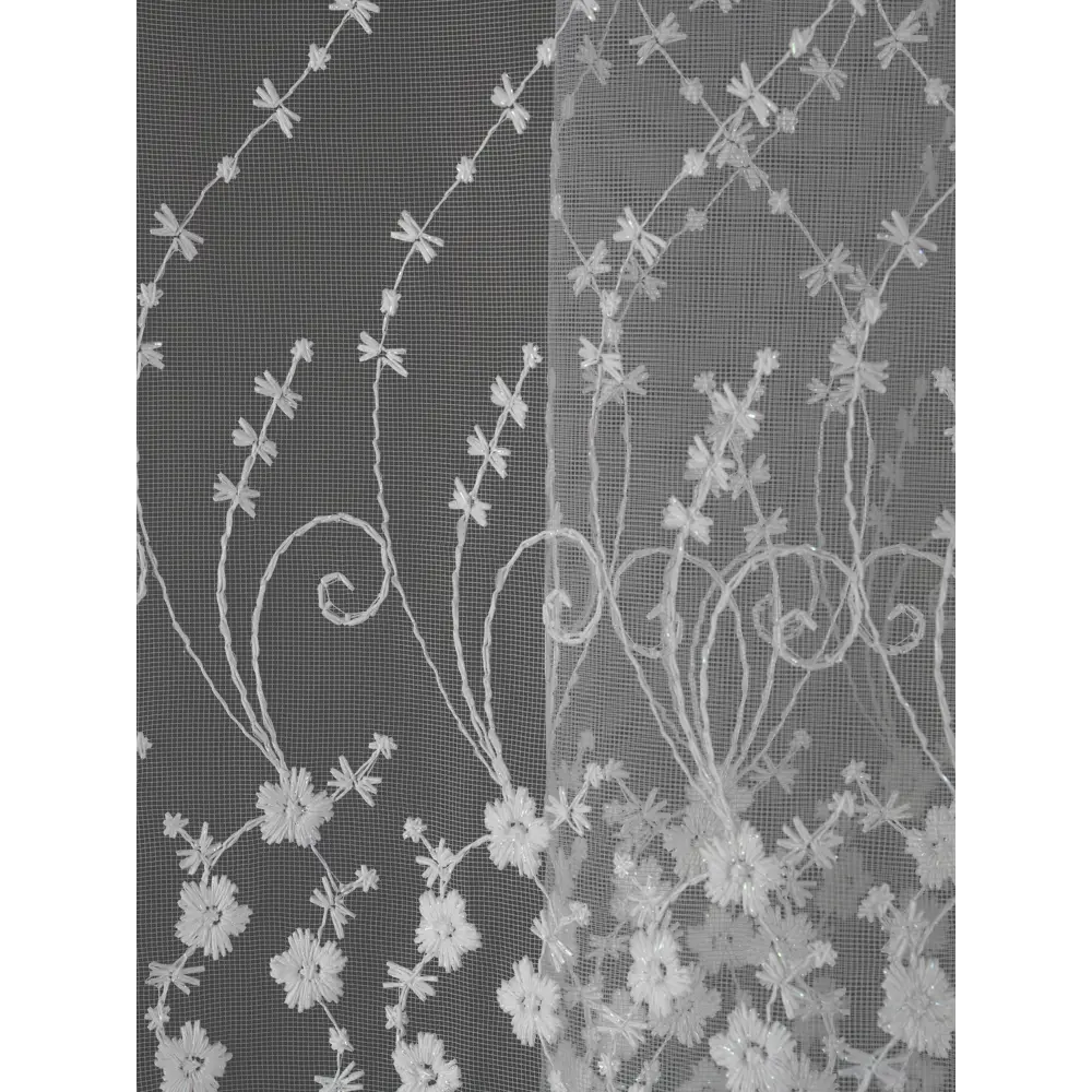 Фото 5 Тюль на шторной ленте At Home Томниц-160 300x270 см цвет белый