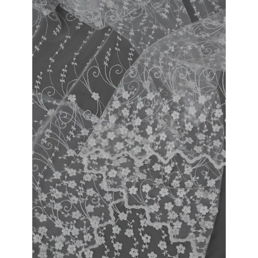 Фото 8 Тюль на шторной ленте At Home Томниц-160 300x270 см цвет белый