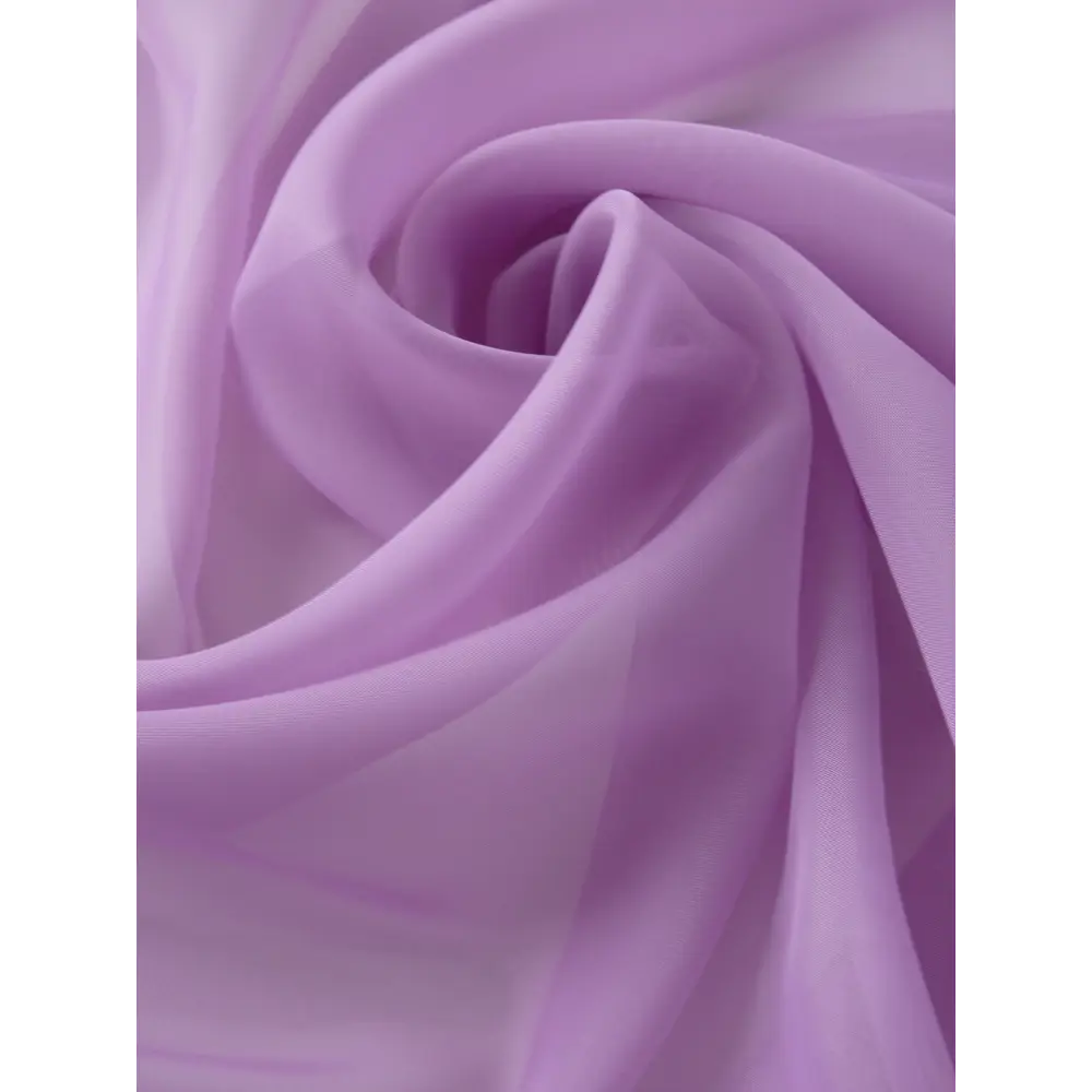 Фото 2 Тюль на шторной ленте Inva Вуаль 600x240 см цвет сиреневый Фото 2 Тюль на шторной ленте Inva Вуаль 600x240 см цвет сиреневый