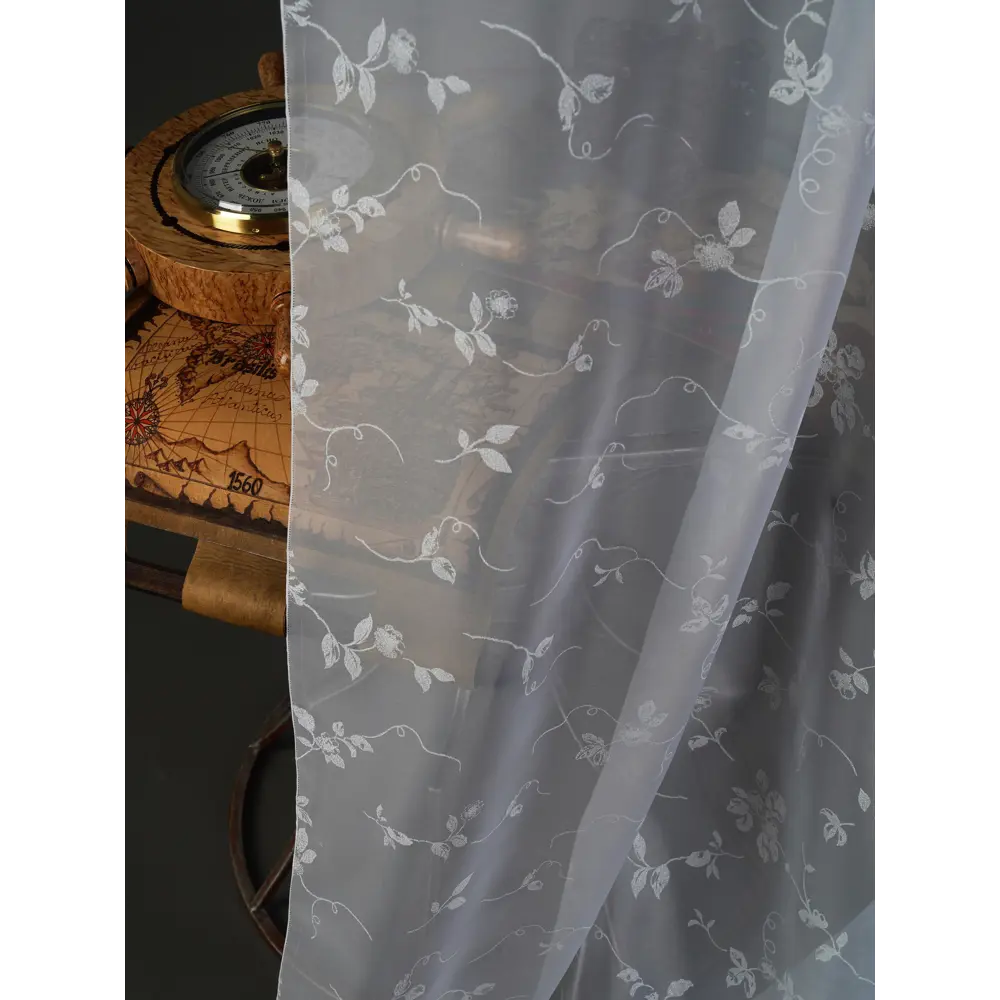 Фото 16 Тюль на шторной ленте At Home Лорелис-14 300x230 см цвет белый Фото 16 Тюль на шторной ленте At Home Лорелис-14 300x230 см цвет белый