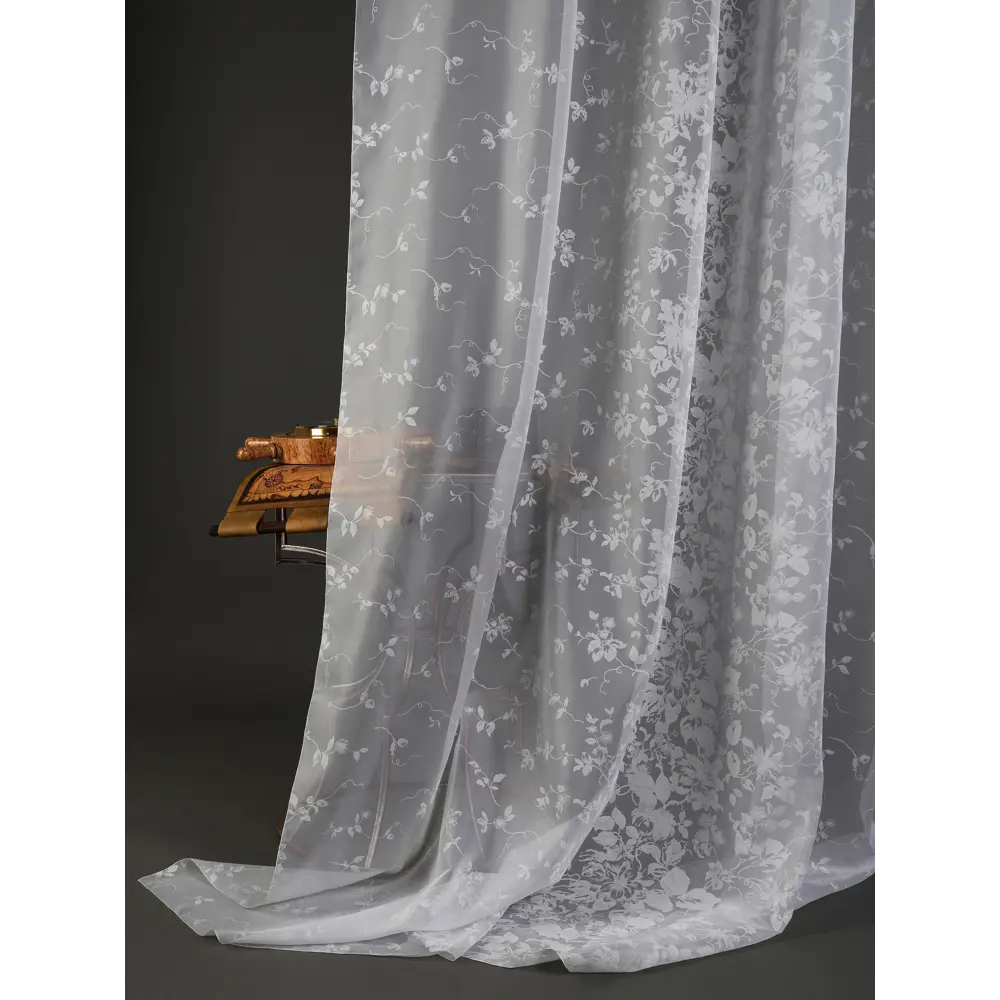 Фото 3 Тюль на шторной ленте At Home Лорелис-14 300x230 см цвет белый Фото 3 Тюль на шторной ленте At Home Лорелис-14 300x230 см цвет белый