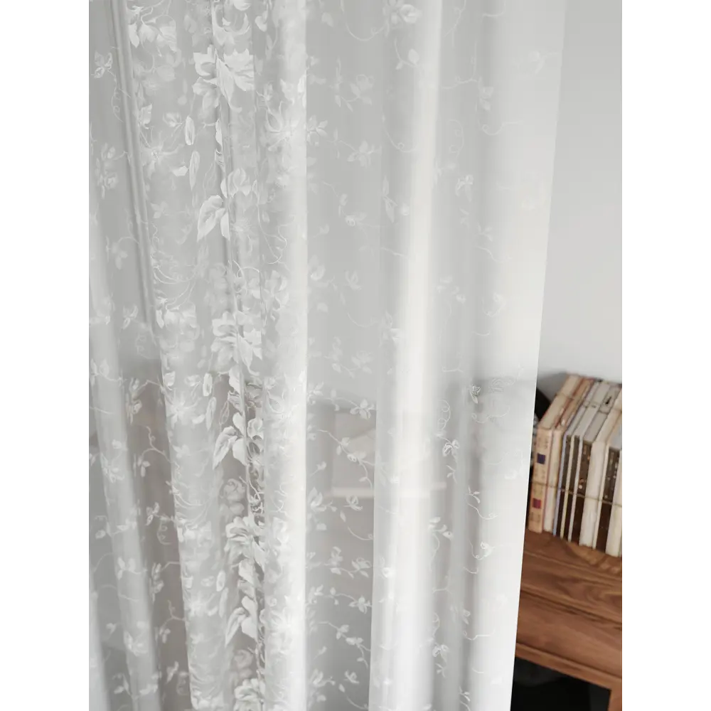 Фото 7 Тюль на шторной ленте At Home Лорелис-14 300x230 см цвет белый Фото 7 Тюль на шторной ленте At Home Лорелис-14 300x230 см цвет белый