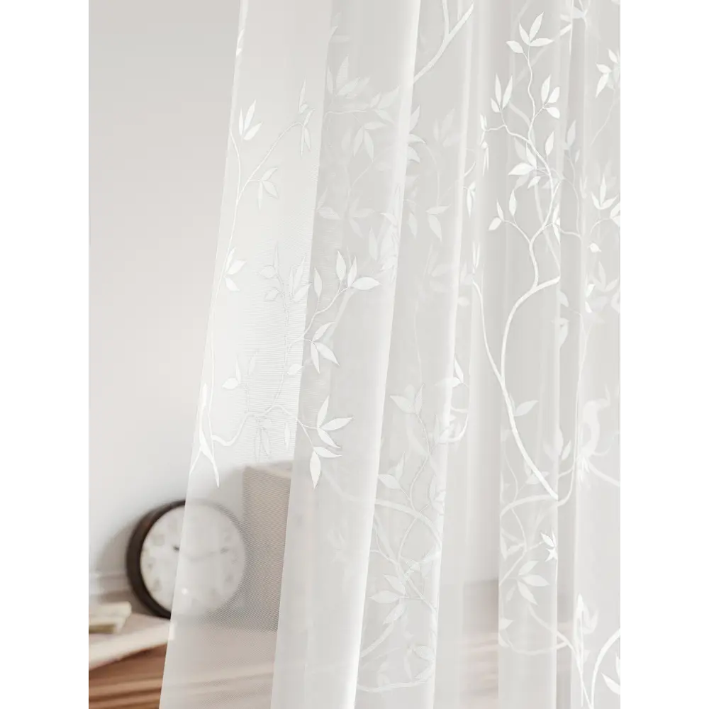 Фото 9 Тюль на шторной ленте At Home Лорелис-04 300x270 см цвет белый Фото 9 Тюль на шторной ленте At Home Лорелис-04 300x270 см цвет белый