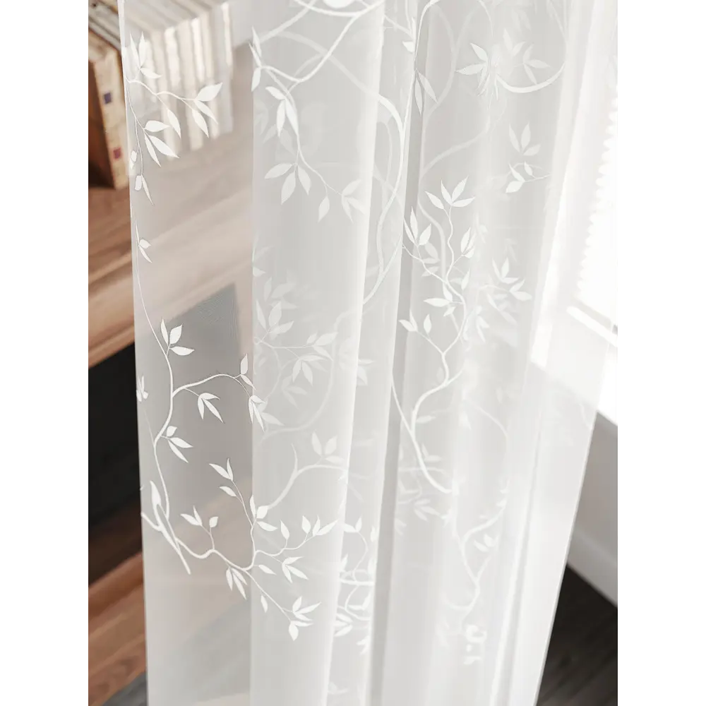 Фото 3 Тюль на шторной ленте At Home Лорелис-04 300x270 см цвет белый Фото 3 Тюль на шторной ленте At Home Лорелис-04 300x270 см цвет белый