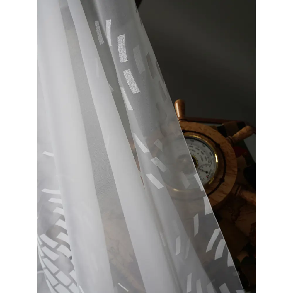 Фото 4 Тюль на шторной ленте At Home Лорелис-09 300x270 см цвет белый Фото 4 Тюль на шторной ленте At Home Лорелис-09 300x270 см цвет белый