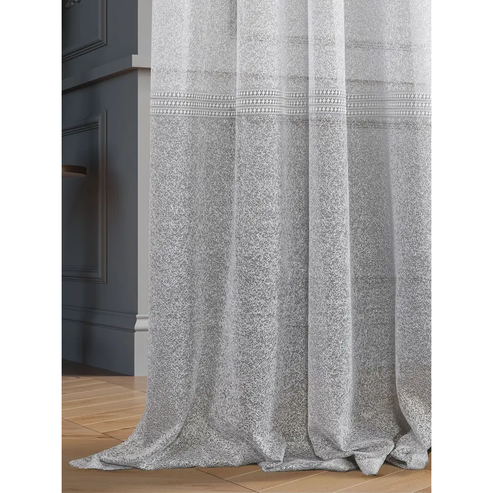 Фото 2 Тюль на шторной ленте At Home Рунаи-58 300x260 см цвет белый Фото 2 Тюль на шторной ленте At Home Рунаи-58 300x260 см цвет белый